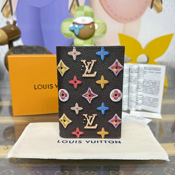 商品名称：ルイヴィトン LOUISVUITTON 2026年新作 パスポートカバー クーヴェルテュール パスポール モノグラム ドーナツ キャンバス
