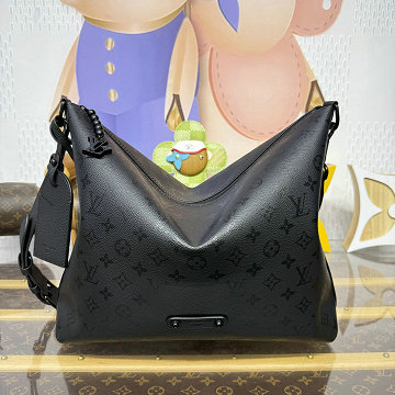 ルイヴィトン LOUISVUITTON 2026年新作 M27856 バガボンド ホーボーバッグ ショルダーバッグ ノグラム ミッドナイト キャンバス