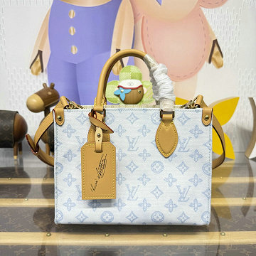 商品名称：ルイヴィトン LOUISVUITTON 2026年新作 M28289 オンザゴー PM トートバッグ ショルダーバッグ レディース コーティッド キャンバス
