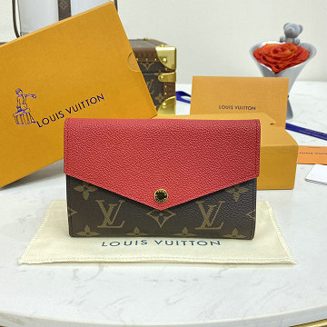 ルイヴィトン LOUISVUITTON 2026年新作 M60140 ポルトフォイユ パラス コンパクト フラップウォレット 二つ折り ミディ財布