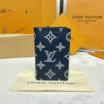 ルイヴィトン LOUISVUITTON 2026年新作 M83378 オーガナイザー ドゥ ポッシュ パスポートケース カードケース モノグラム シャドウ レザー