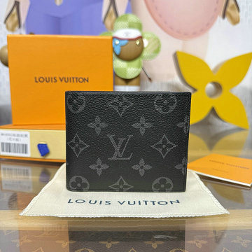 ルイヴィトン LOUISVUITTON 057-M62045K　2020年最新入荷 ポルトフォイユ アメリゴ NM 二つ折り短財布 ショートウォレット モノグラムエクリプスキャンパス