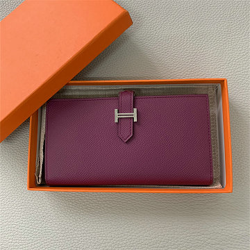 商品細詳を見る:エルメス HERMES 063-H208SZYHZ 2026新作 ベアン ロングウォレット 二つ折り長財布 札入れ カード入れ エプソン