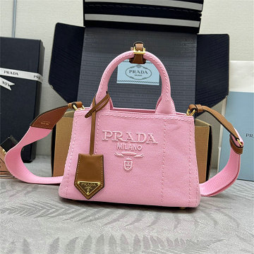 商品名称：プラダ PRADA 99-PD1BA038BFH2026年新作 ジャルディニエール コットンキャンバス ミニハンドバッグ ショルダーバッグ
