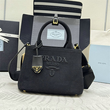 商品細詳を見る:プラダ PRADA 99-PD1BG464BBK 2026年新作 ジャルディニエール コットンキャンバス ミニハンドバッグ ショルダーバッグ
