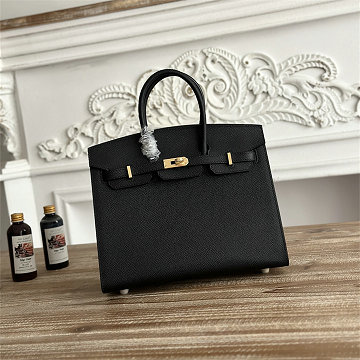 エルメス HERMES 063-HBK25WSZQJBK  2026年新作 バーキン 25 トップハンドルバッグ トートバッグ ハンドバッグ ビジネスバッグ ヴォーエプソン
