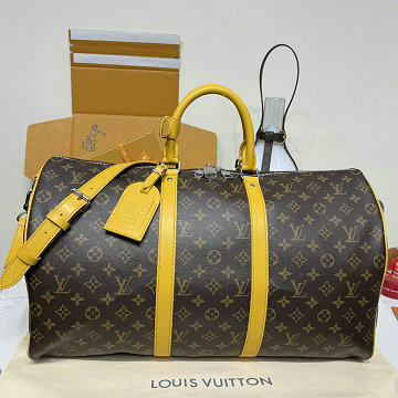 商品名称：ルイヴィトン LOUISVUITTON 2026年新作 キーポル バンドリエール 50 トートバッグ ボストンバッグ 旅行かばん モノグラム マカサー キャンバス