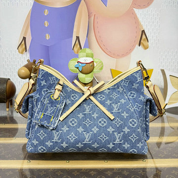 商品細詳を見る:ルイヴィトン LOUISVUITTON 2026年新作 M28287 キャリーオール カーゴ PM ハンドバッグ ショルダーポーチ モノグラムデニム