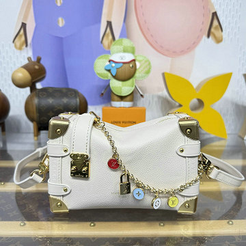 商品細詳を見る:ルイヴィトン LOUISVUITTON 2026年新作 サイド トランク トートバッグ ショルダーバッグ カーフレザー