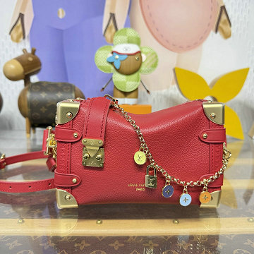 商品名称：ルイヴィトン LOUISVUITTON 2026年新作 M28333 サイド トランク トートバッグ ショルダーバッグ カーフレザー