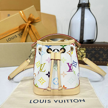 ルイヴィトン LOUISVUITTON 2026年新作 M27493 LV TM ネオノエ ショルダーバッグ ドローストリングバッグ マルチカラーキャンパス レディース