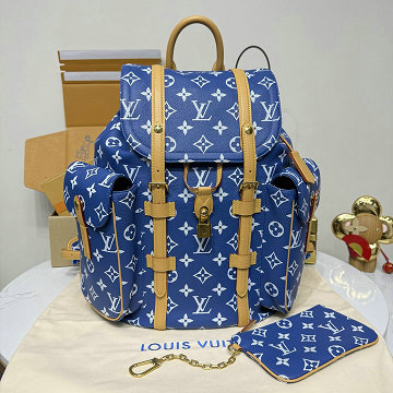 ルイヴィトン LOUISVUITTON 2026年新作 M27554 クリストファー MM バックパック メンズ リュックサック 大容量 カウハイドレザー