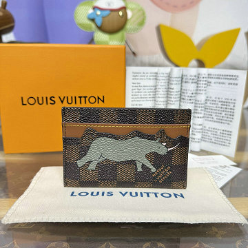 商品細詳を見る:ルイヴィトン LOUISVUITTON 2026年新作 N40873 LV ザ ダージリン リミテッド ポルト カルト ダブル カードケース