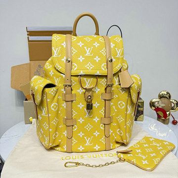 商品細詳を見る:ルイヴィトン LOUISVUITTON 2026年新作 M55699Y クリストファー MM バックパック メンズ リュックサック 大容量 カウハイドレザー