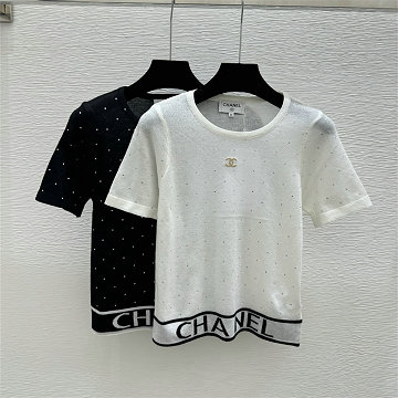 商品名称：シャネル CHANEL 2026年新作 ニットセーター クルーネック 半袖 おしゃれ レディース おすすめ