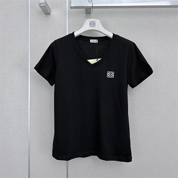 商品名称：ロエベ LOEWE 2026年新作 コットンジャージー Tシャツ クルーネック 半袖 レディース 高品質 日常