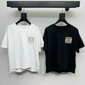 商品名称：ロエベ LOEWE 2026年新作 コットンジャージー Tシャツ クルーネック 半袖 レディース 高品質 日常