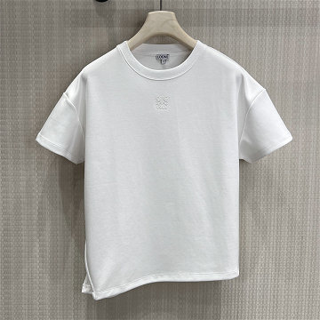 商品名称：ロエベ LOEWE 2026年新作 コットンジャージー Tシャツ クルーネック 半袖 レディース 高品質 日常
