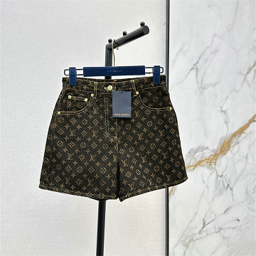 商品名称：ルイヴィトン LOUISVUITTON 2026年新作 モノグラム デニムショーツ 上質 ショートパンツ ジーンズ レディース