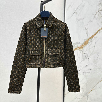 商品細詳を見る:ルイヴィトン LOUISVUITTON 2026年新作 モノグラム デニムジャケット 上質 アウターコート レディース