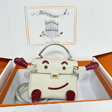 商品細詳を見る:エルメス HERMES HKDO16SEPYBR 2026年新作 ケリードール ミニ トートバッグ ハンドバッグ スイフト swift