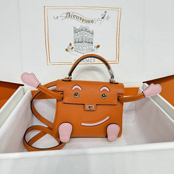 商品名称：エルメス HERMES 063-HKDO16SFPYCF  2026年新作 ケリードール ミニ トートバッグ ハンドバッグ スイフト swift