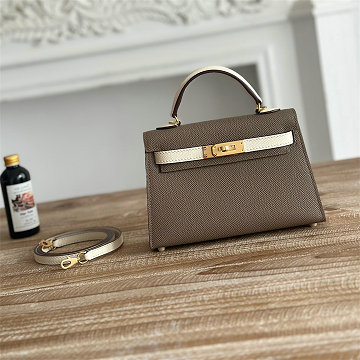商品細詳を見る:エルメス HERMES 063-HKL19SZLJDN 2026年新作 ミニ トップハンドルバッグ トートバッグ 2way ショルダーバッグ レディース ヴォーエプソン