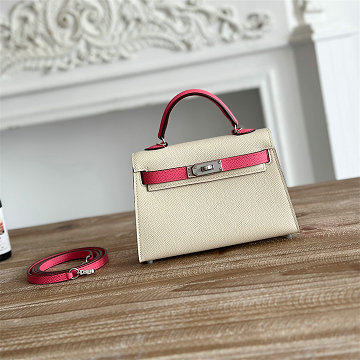 商品細詳を見る:エルメス HERMES 063-HKL19SZLYBC 2026年新作 ミニ トップハンドルバッグ トートバッグ 2way ショルダーバッグ レディース ヴォーエプソン
