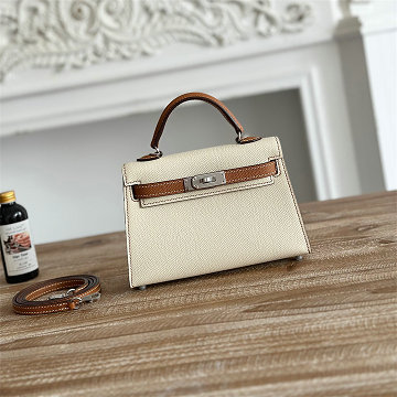 商品名称：エルメス HERMES 063-HKL19SZLYBZ  2026年新作 ミニ トップハンドルバッグ トートバッグ 2way ショルダーバッグ レディース ヴォーエプソン