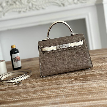商品名称：エルメス HERMES 063-HKL19SZLYDN 2026年新作 ミニ トップハンドルバッグ トートバッグ 2way ショルダーバッグ レディース ヴォーエプソン