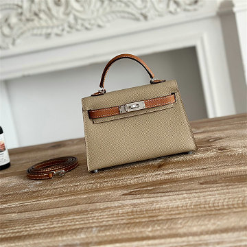商品名称：エルメス HERMES 063-HKL19SZLYFZ 2026年新作 ミニ トップハンドルバッグ トートバッグ 2way ショルダーバッグ レディース ヴォーエプソン