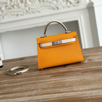 商品細詳を見る:エルメス HERMES 063-HKL19SZLYYB 2026年新作 ミニ トップハンドルバッグ トートバッグ 2way ショルダーバッグ レディース ヴォーエプソン