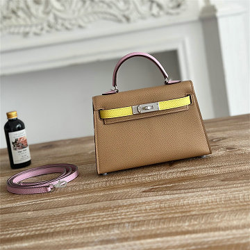 商品名称：エルメス HERMES 063-HKL19SZSYCFY 2026年新作 ミニ トップハンドルバッグ トートバッグ 2way ショルダーバッグ レディース ヴォーエプソン