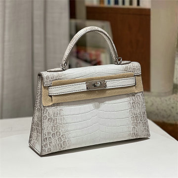商品名称：エルメス HERMES 063-HKL19XMYBS 2026年新作 ミニ トップハンドルバッグ トートバッグ 2way ショルダーバッグ レディース クロコ革