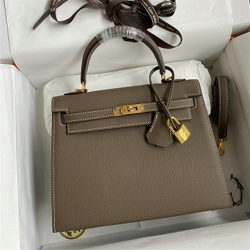 商品名称：エルメス HERMES 063-HKL25SZQJDH  2026年新作 ケリー 25 トップハンドルバッグ トートバッグ ハンドバッグ レディースヴォーエプソン