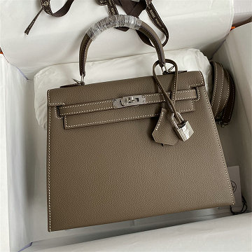 商品名称：エルメス HERMES 063-HKL25SZQYDH  2026年新作 ケリー 25 トップハンドルバッグ トートバッグ ハンドバッグ レディースヴォーエプソン