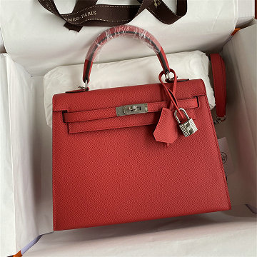 商品名称：エルメス HERMES 063-HKL25SZQYRD 2026年新作 ケリー 25 トップハンドルバッグ トートバッグ ハンドバッグ レディースヴォーエプソン