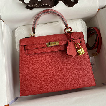 商品細詳を見る:エルメス HERMES 063-HKL25SZQJRD  2026年新作 ケリー 25 トップハンドルバッグ トートバッグ ハンドバッグ レディースヴォーエプソン