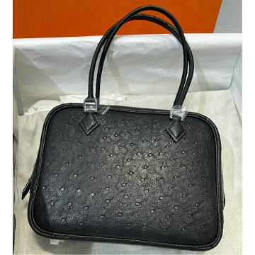 商品細詳を見る:エルメス HERMES 063-HPL20TPYBK 2026年新作 plume トートバッグ ハンドバッグ スクエアバッグ レディース オーストリッチ革