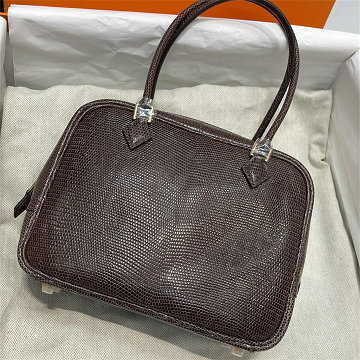 商品細詳を見る:エルメス HERMES 063-HPL20XPYSK 2026年新作 plume トートバッグ ハンドバッグ スクエアバッグ レディース リザード革