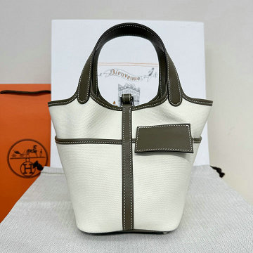 商品名称：エルメス HERMES 063-HPT18ZPYBDH 2026年新作 ピコタン ミニ バケットバッグ トートバッグ ハンドバッグ ショッピングバッグ レディース