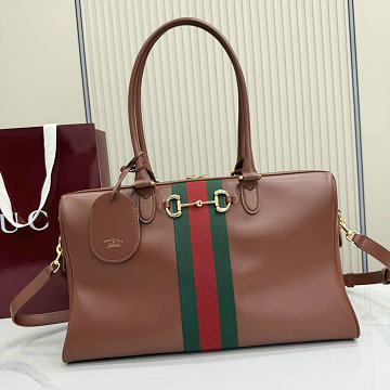 商品細詳を見る:グッチ GUCCI GH-GG866734PRD 2026年新作 ボルセット ラージ ボストンバッグ トートバッグ レザー 高質感