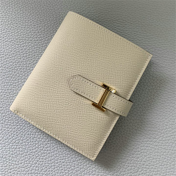 商品名称：エルメス HERMES 063-HES20003SJNB 2026年新作 ベアン コンパクト 二つ折り短財布 ショートウォレット 札入れ 小銭入れ カードケース
