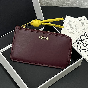 商品細詳を見る:ロエベ LOEWE 99-LE3793JY 2026年 ノット コインカードホルダー 小銭入れ レザー