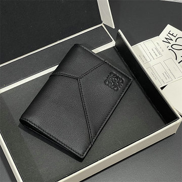 商品名称：ロエベ LOEWE 99-LE3817BK 2026年 パズル バイフォールド カードホルダー 小銭入れ レザー