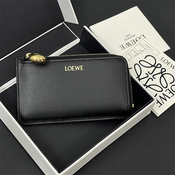 商品名称：ロエベ LOEWE 99-LE3819BK 2026年 ペブル コインカードホルダー カード入れ 小銭入れ レザー
