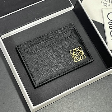 ロエベ LOEWE 99-LE3835BK 2026年 アナグラム プレーン カードホルダー カードケース レザー