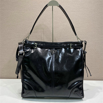 商品名称：プラダ PRADA 99-PD2VH215QBK 2026年 ボニー レザーショルダーバッグ メンズ 高品質