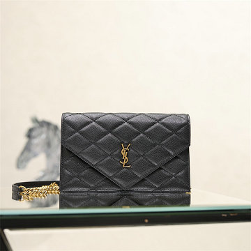 商品細詳を見る:イヴサンローラン Saint laurent YSL 99-YSL393953BK  2026年 チェーンウォレット フラップバッグ ショルダーバッグ レディース