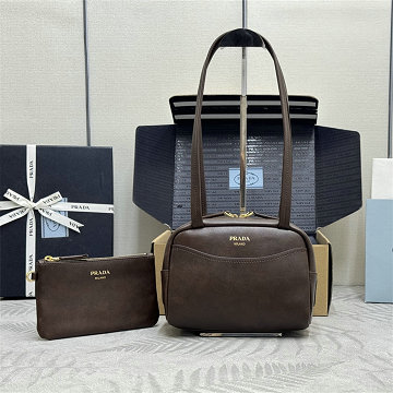 商品名称：プラダ PRADA 99-PD1BB167SK 2026年 キャリー ラージ アンティークレザー トップハンドルバッグ ショルダーバッグ